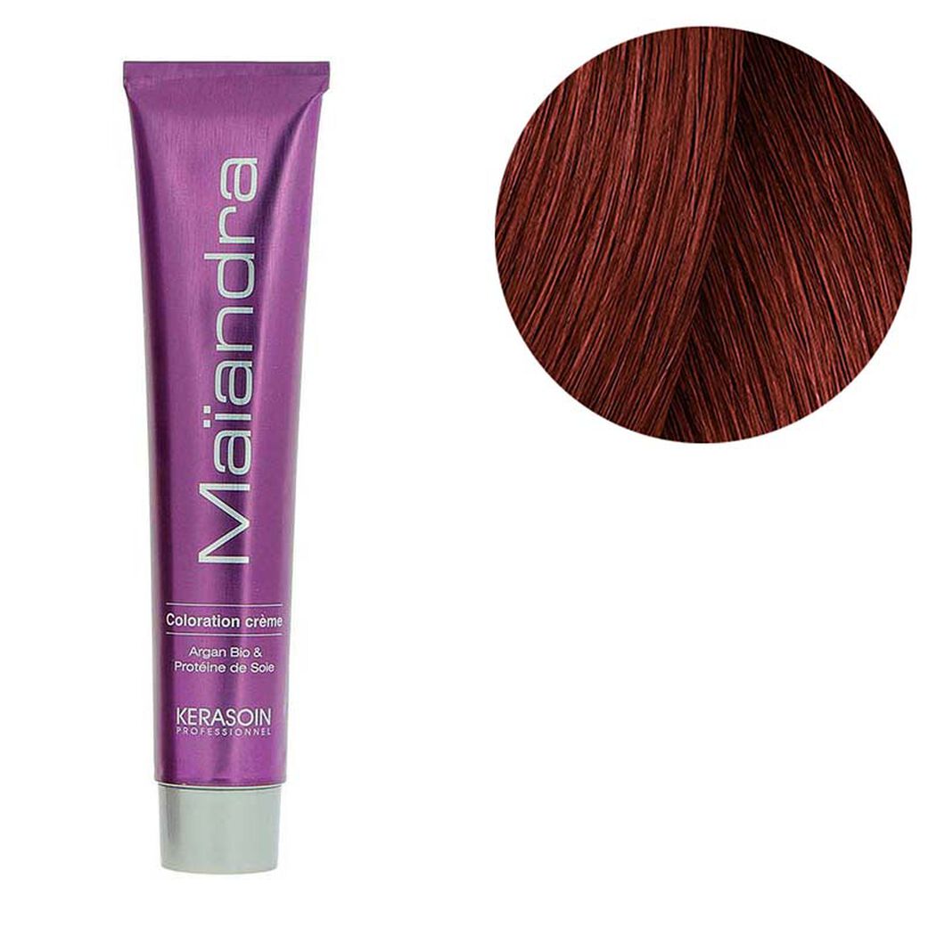 Coloration permanente Maïandra 6.45 blond foncé cuivré acajou